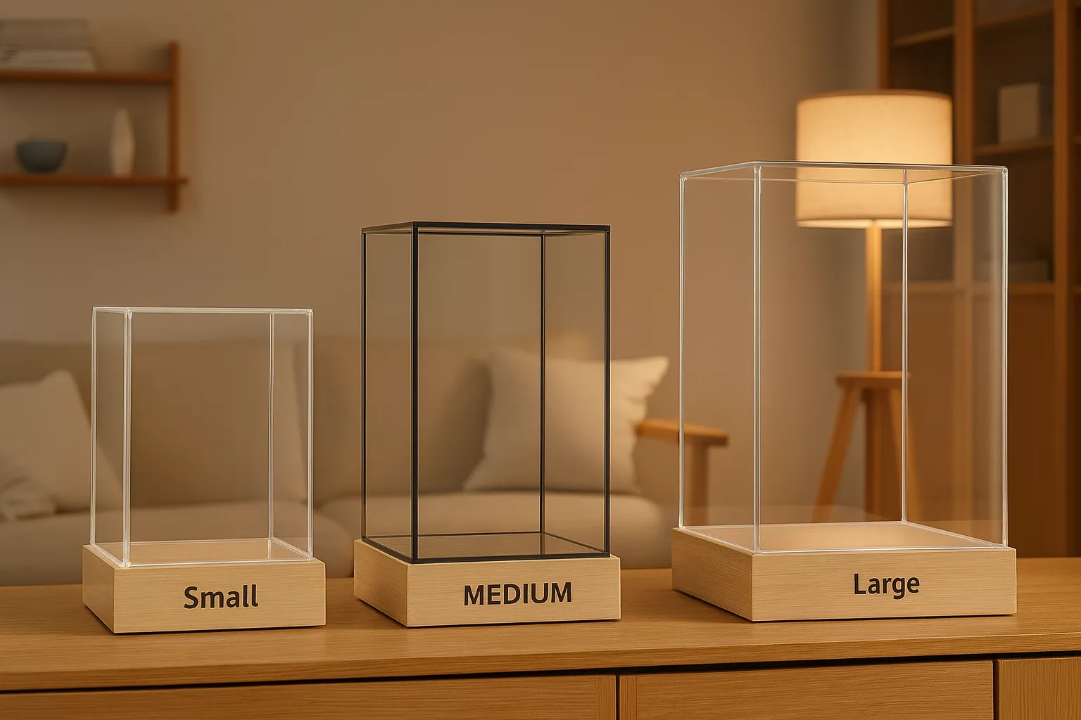 フィギュアケースサイズの決め方