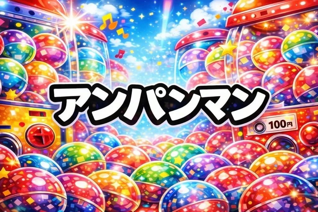 アンパンマンガチャガチャ設置場所はどこ？【最新】200円/300円・おっきなマスコット/ブロック/光る/走る（プルバック）・予定の探し方まとめ【2025-2026】