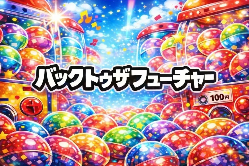 バックトゥザフューチャーガチャガチャ設置場所はどこ？【最新2025-2026】デロリアン1500円/ホビーガチャEX/肩ズン/ラバーの探し方まとめ