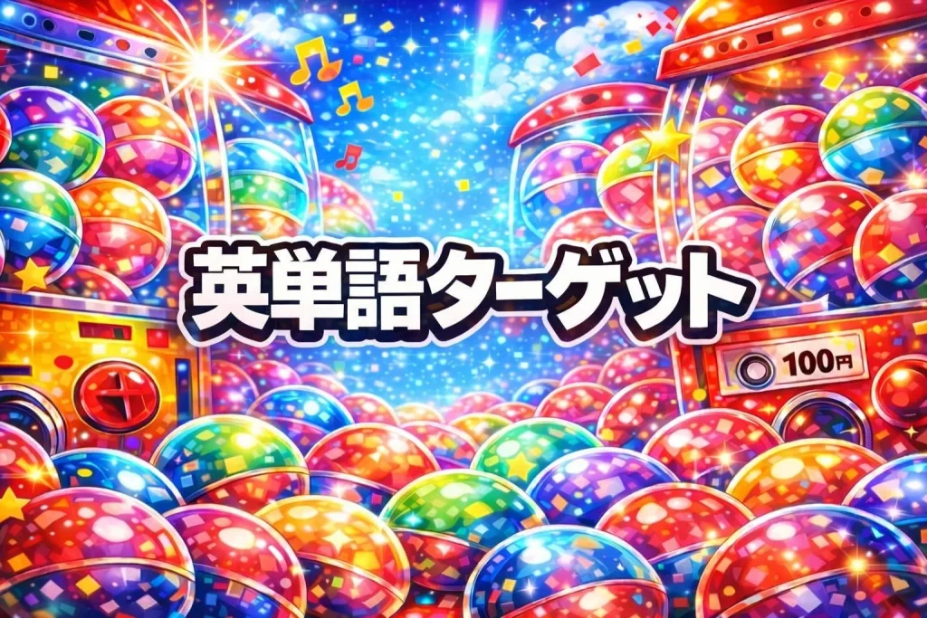 英単語ターゲット（1900）ガチャガチャ設置場所はどこ？【最新】豆本コレクション取扱店の探し方・発売日・値段500円・全4種・通販まとめ【2026】