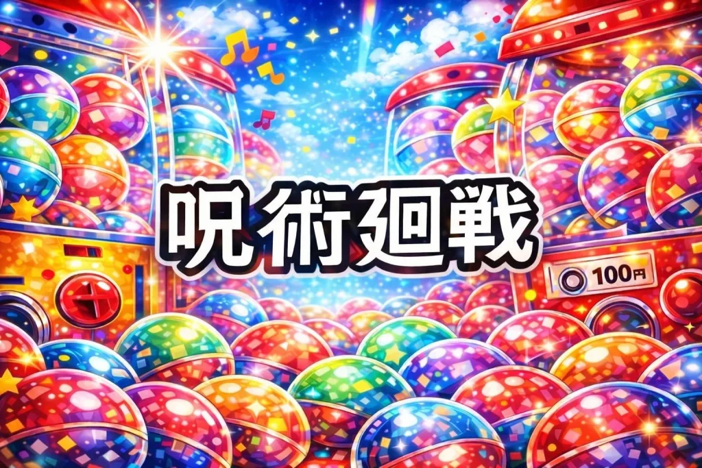 呪術廻戦ガチャガチャ設置場所はどこ？【最新2025-2026】めじるし（懐玉・玉折/死滅回游）