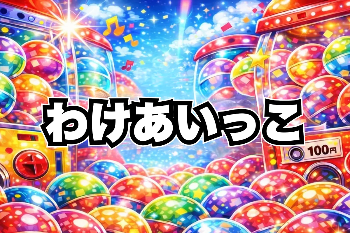 わけあいっこガチャガチャ設置場所はどこ?【最新2026】