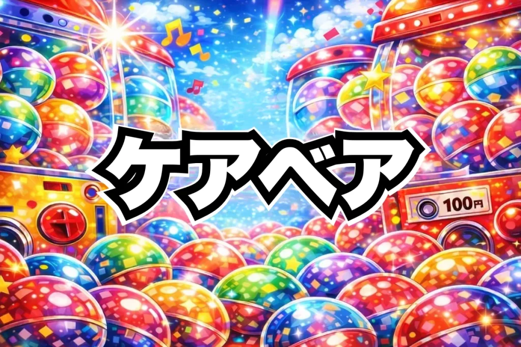 ケアベアガチャガチャ設置場所はどこ？【最新2026】新作（フォトフレーム/フロッキー/ぬいぐるみ/ブリスター）取扱店・在庫確認・沖縄も