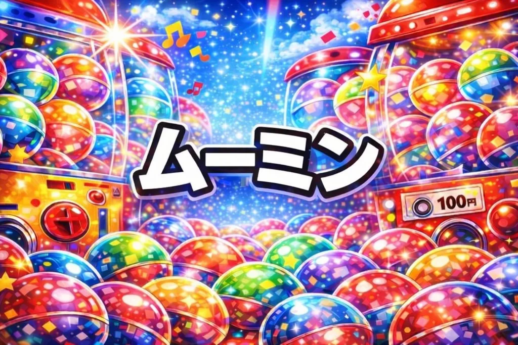ムーミンガチャガチャ設置場所はどこ?【最新2026】新作/発売予定・ストラップ/ポーチ/ぬいぐるみ 取扱店の探し方3ステップ|大阪も